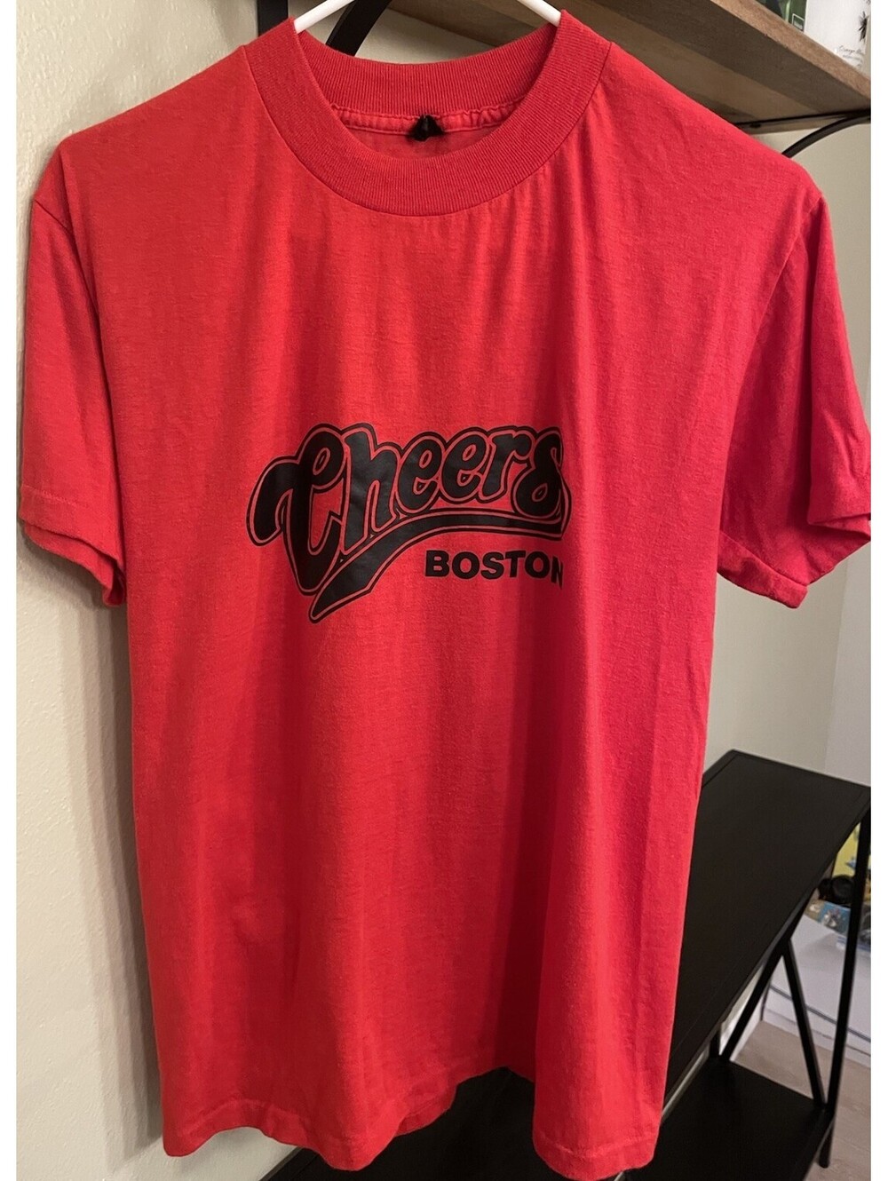VTG Cheers Boston Red T-Shirt Promo Rare California Gold Size XL